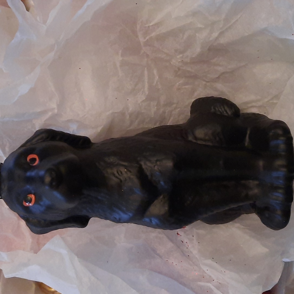 Black Lab Labrador Dog Pet Glass Ornament Animal